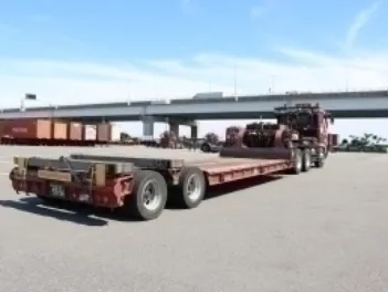 Heavy-duty trailer (drop deck)